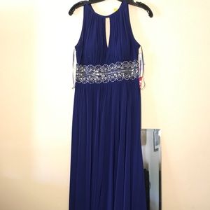 Blue long dress